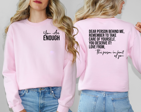 You Are Enough - Person Behind Me